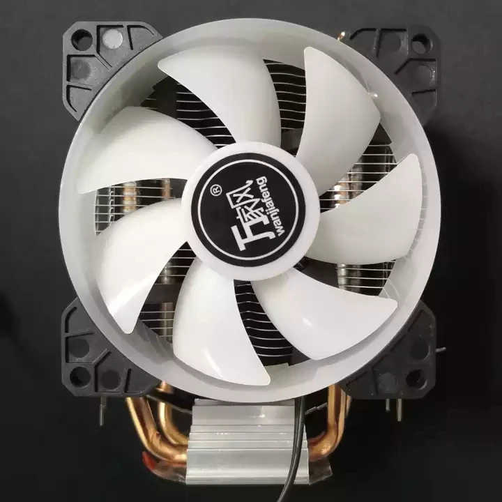 DC 12v pc computer cpu 775 1151 1150 1155 AM amd cpu cooler heatsink radiators 2 heatpipe fan