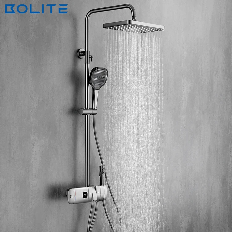 Bathroom Shower Deluxe Keyboard Shower Set Wall Mounted Bathroom Shower Nozzle