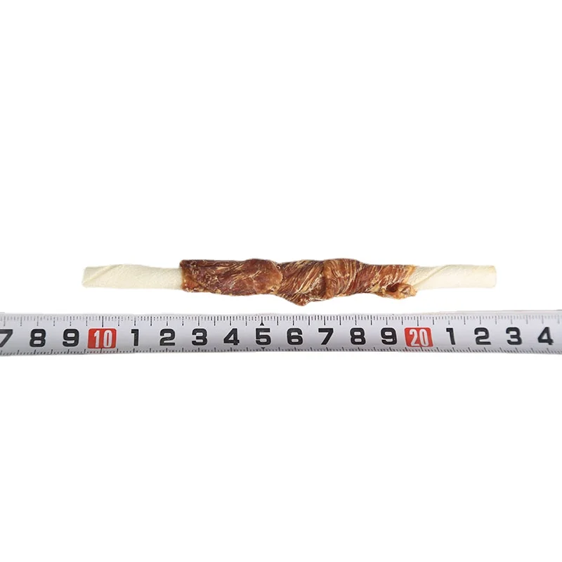 Factory Outlet Rawhide Stick Wrap Duck meat /Chicken meat 12cm 10-12g Wholesale More pet food dog treats