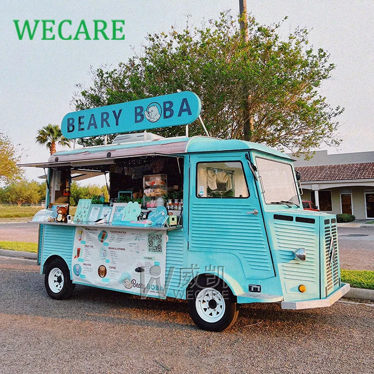 WECARE Electric Mobile Citroen Hy Van Trailer Food Truck Food Shop Remorque Imbisswagen Foodtruck Mobile Food Trailer for Sale