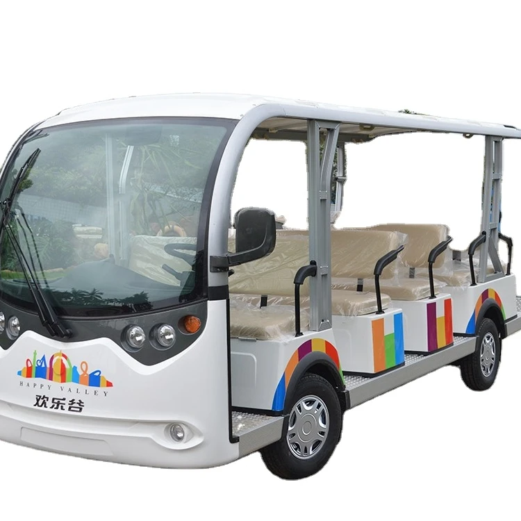 14 местный закрытый электрический экскурсионный электромобиль HXY-S14 электрический автомобиль