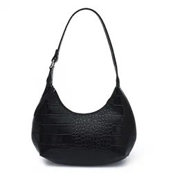 High Leather Pu Alligator Handbags For Women 2021 Jelly Hand Bag Wholesale Fashion Female Chic Shoulder Armpit Purses Bolsas