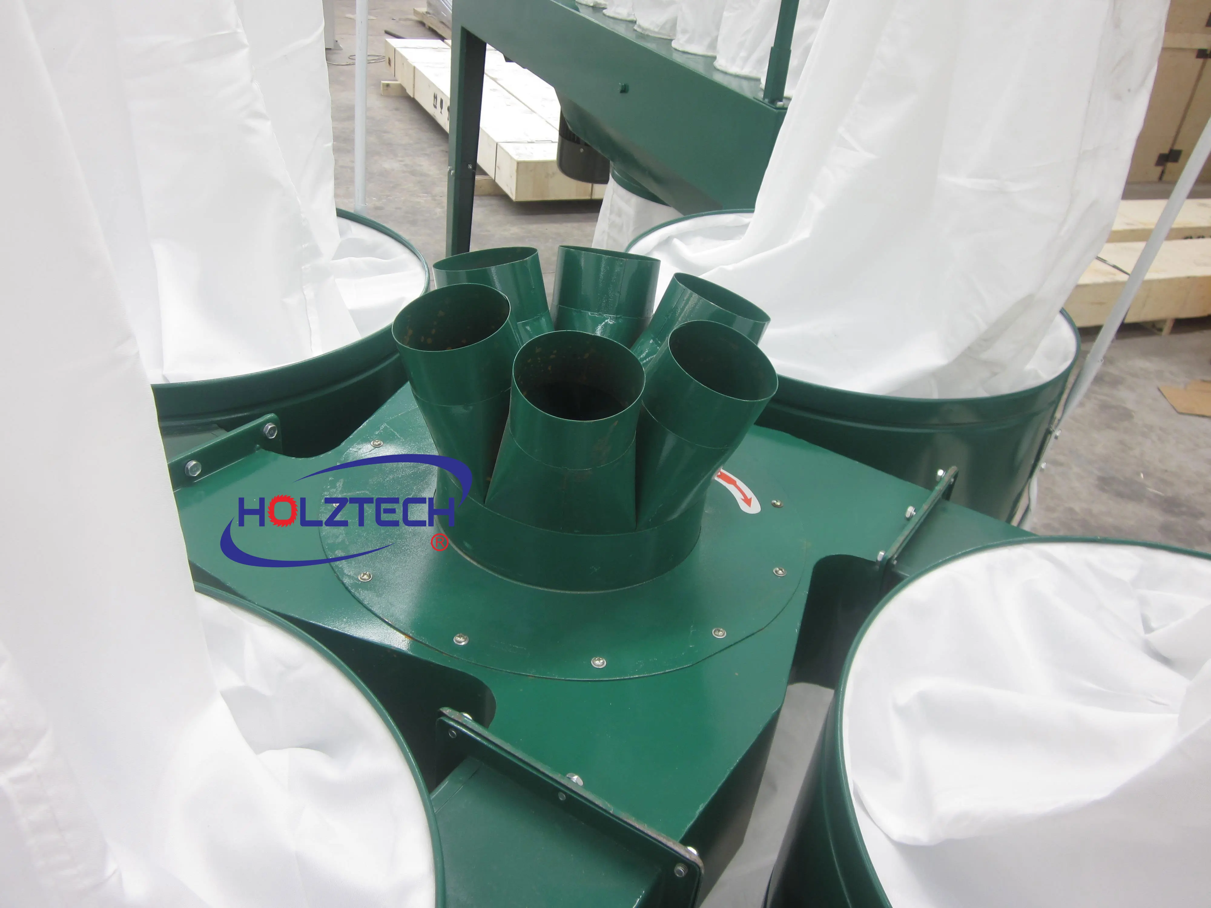 Industrial dust collection dust collector for sander panel saw and other woodworking machines