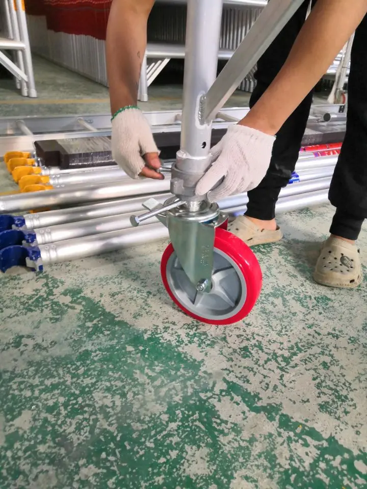 Factory Directly Supply Various Sizes Mobile Scaffold Castor Scaffolding Wheel