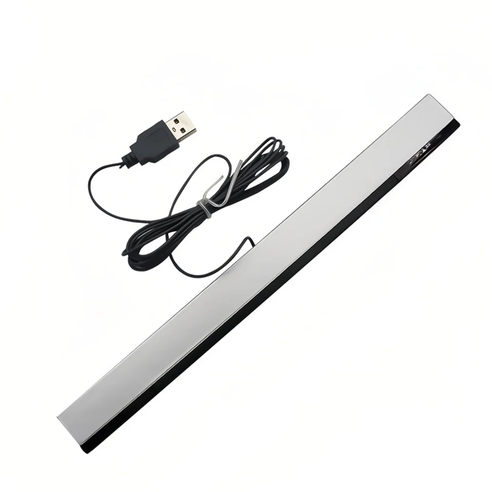 NS Wireless Sensor Remote Bar For Wii Receiver Sensor Bar For wii Infrared IR Signal Ray Sensor Wired Motion Wii U Receiver Bar