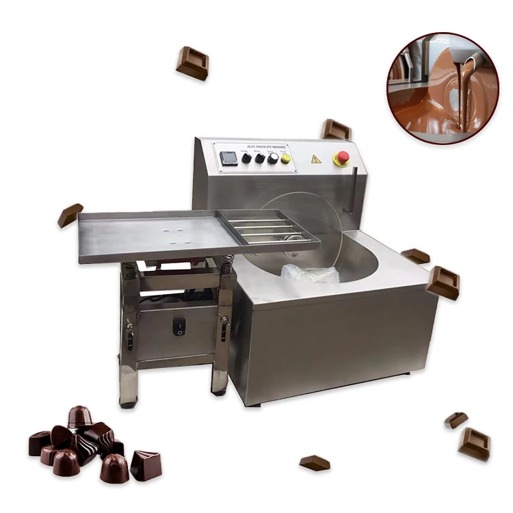 Semi Auto Dairy Milk Praline Couverture Compound Chocolate Cube Making Machine for Small Line