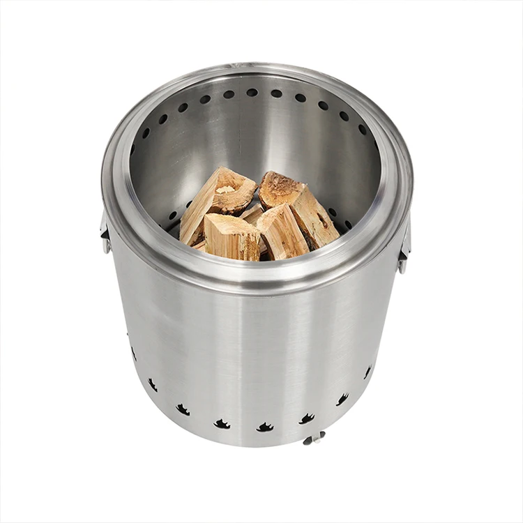2 in 1 Large Steel Wood Burning Fire Pit with Barbecue Roasting Grill Outdoor Backyard firebowl fireplace