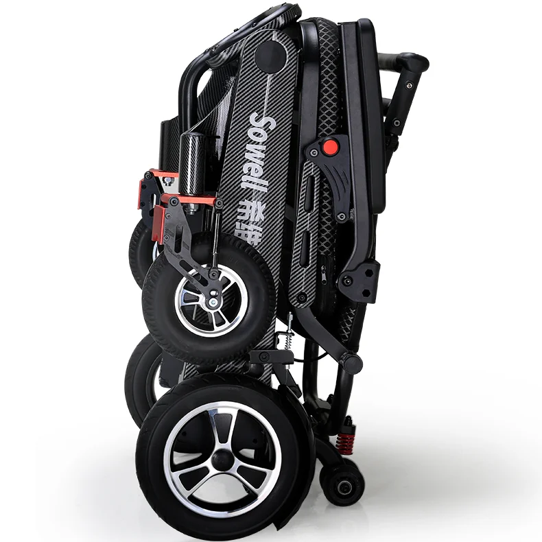 2021 Hot Selling Lightweight Foldable Electric Wheelchairs For The Elderly Automatic Electric Wheelchair
