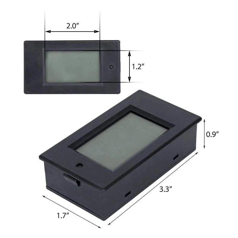 20A/50A/100A Цифровой DC 6 5-100V Вольтметр Амперметр ЖК 4 в 1 Напряжение Ток энергии измеритель Amperimetro