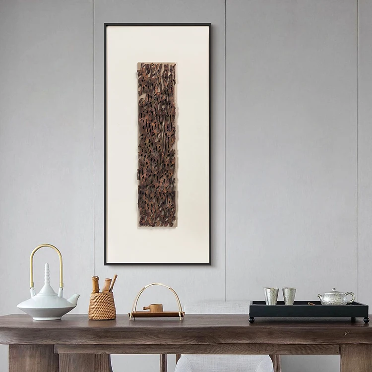 2021 New arrival Popular Solid Wood 3D hanging old fashion Artwork wooden wall art decoration