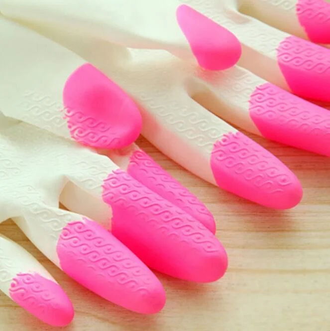 New design Waterproof Laundry Dish Latex Gloves / Housework Cleaning Rubber Gloves / Cleaning Plastic Pvc Gloves