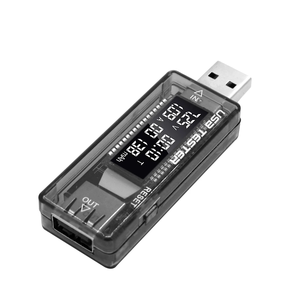 USB Tester Current Voltage Charger Tester KWS-V21 test card USB 4-20v Voltage Display Mobile Power USB Voltammeter Detector