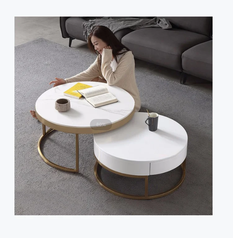 
Factory direct Supply Hot sale classic acme coffee table set italian 