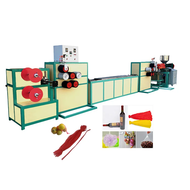High Speed Bath Ball/Sponge Net Production Line Plastic Mesh Extrusion Line for Packing Fruit/Vegetable/toys