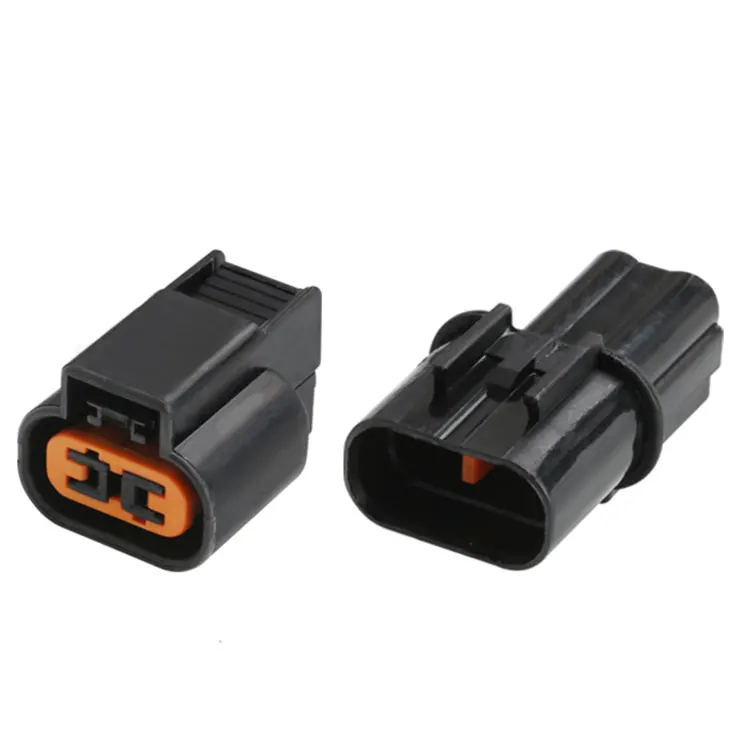 2 Way Sensor Plug Automotive KUM Connector  PB625-02027 PB621-02020 male female ABS Automotive Wiring Harness Connector