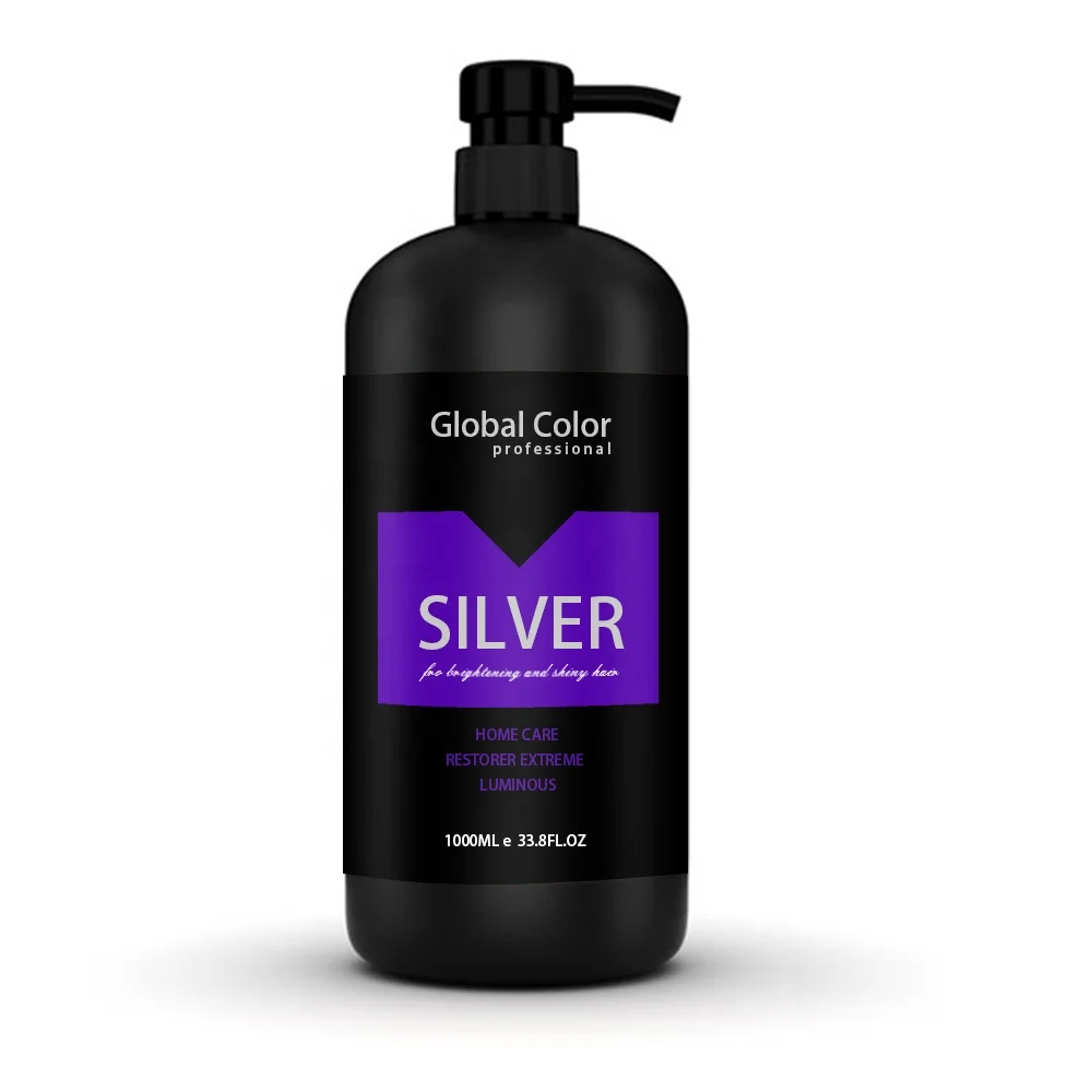 OEM color shampoo Turkey Color-Protector Anti-yellow silver shampoo platinum shampoo 1000ml