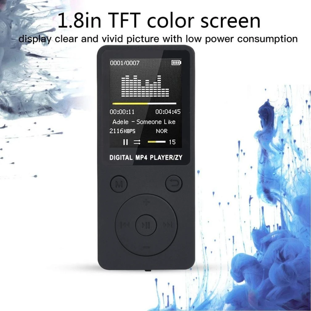 Портативный музыкальный плеер MP4 без потерь FM-рекордер Walkman мини-плеер с поддержкой радио