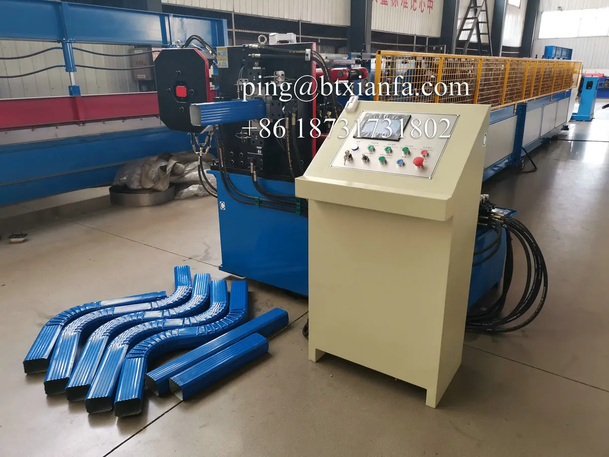 2022 New Product Hydraulic Cut Square Downpipe Forming Machine