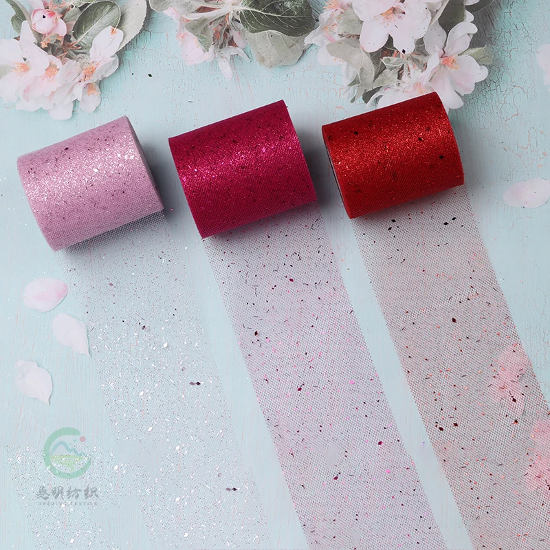 Hot Selling Sparkle Shiny Sliver Yarn Knitted Metallic Spandex Stretch Glitter Mesh Fabric For Clothing