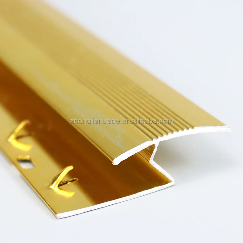 ZL Sliver Glod Black Edging Trim Strip For Carpet Top Quality Aluminum Carpet Edge Trim
