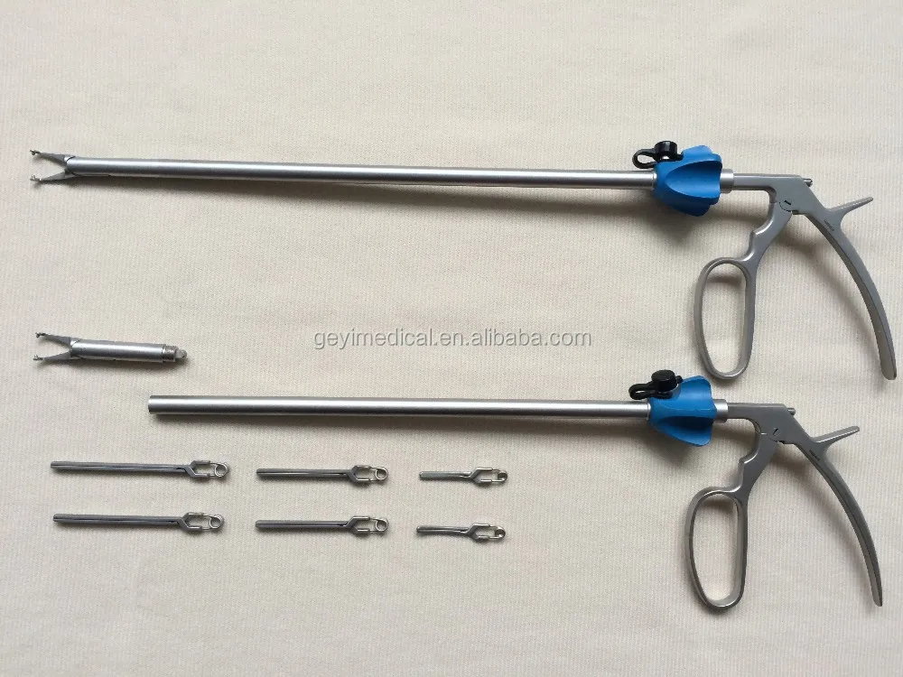 Geyi laparoscopic instruments bulldog clamp clip applier artery clip applier