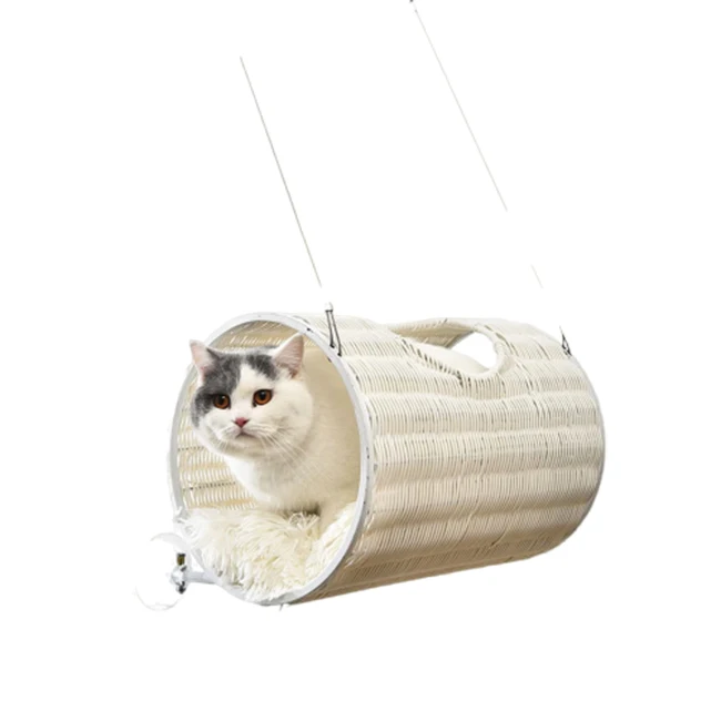 Petstar 2020 эксклюзивное использование Кантонской ярмарки оптовая продажа для домашних животных окуня гамак ротанговая кошачья оконная кровать
