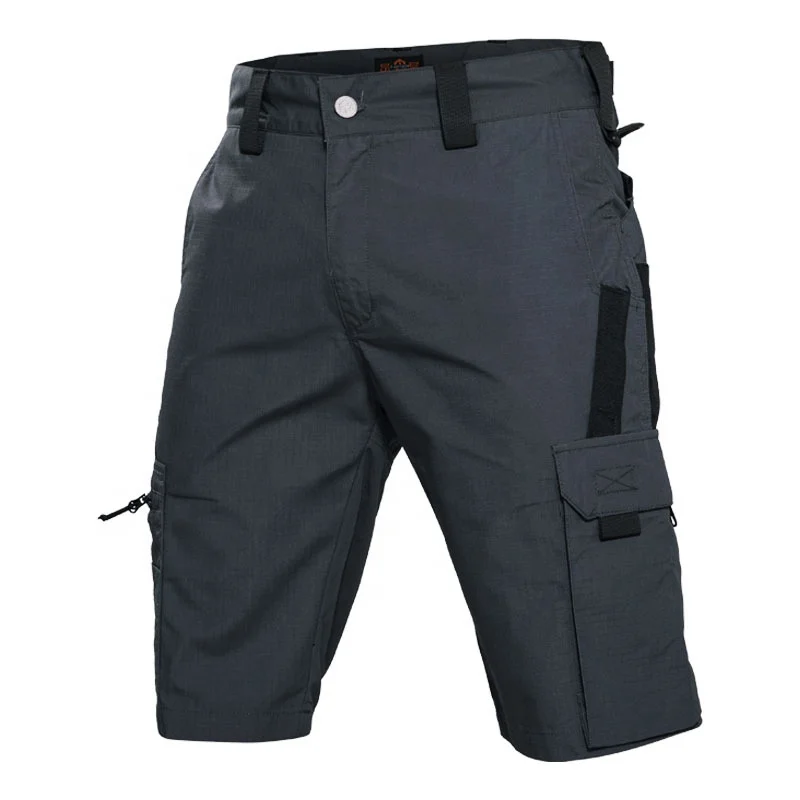 Tactical Gear Unisex Thick Fitness Cargo Pants Camo Utility Casual Trousers Multi Pockets Cotton Tactical Cargo Short Pants