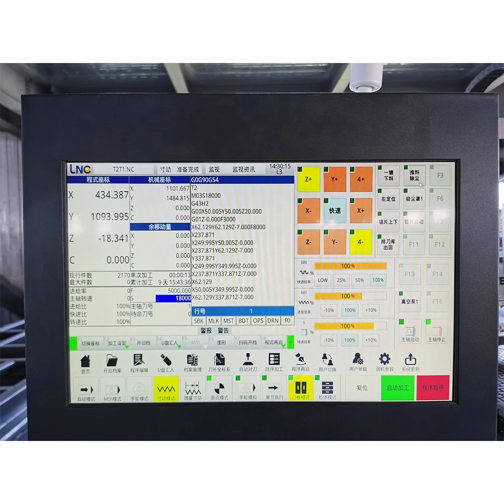 KIN-NC12S double saw blade auto tool changer wood mdf acrylic cutting cnc router atc machine for woodworking furniture cabinet