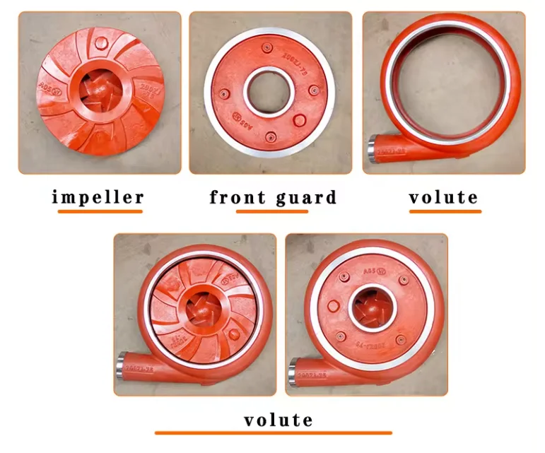 Wear Resistant And Corrosion-resistant Slurry Pump Impeller Pump Casing Slurry Pump Accessories