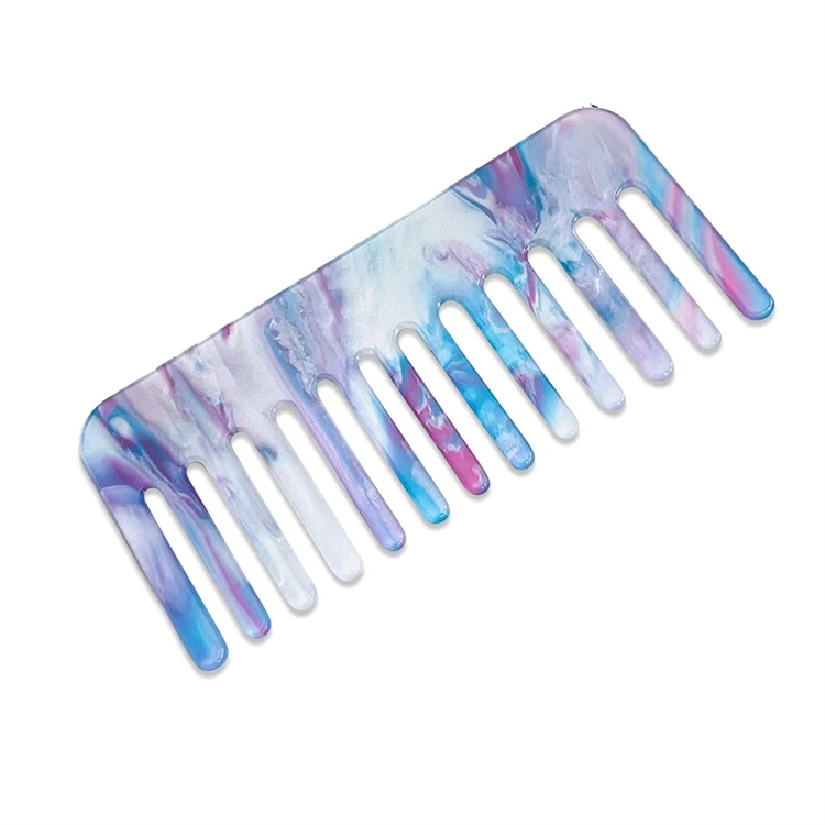 Multi-color optional fashion new color comb anti-static big tooth square comb daily home hair hair conditioner comb