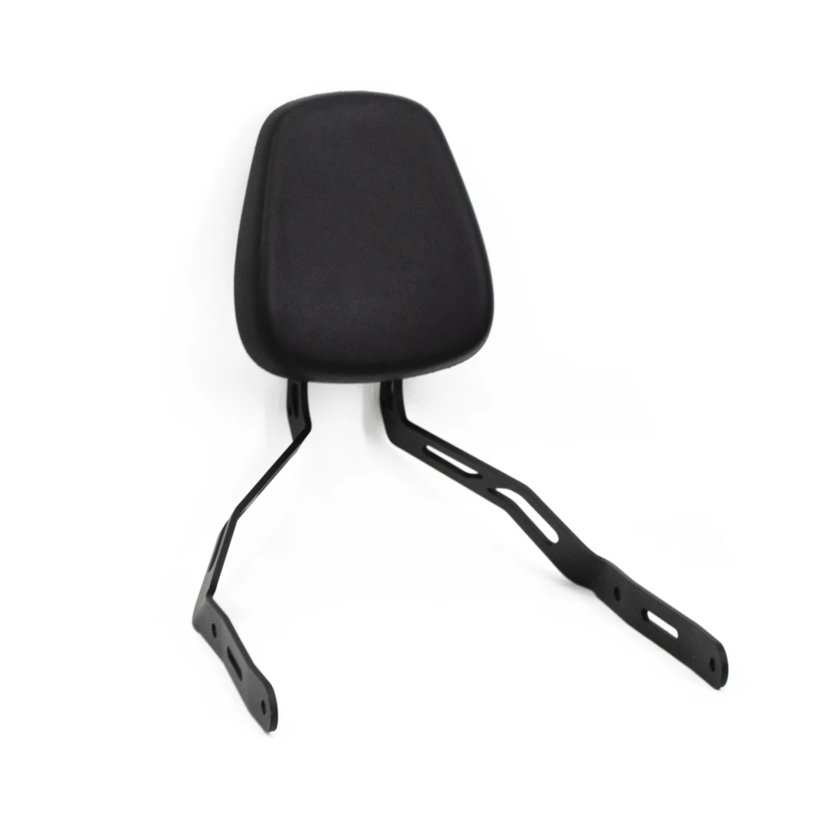 Motorcycle Gloss black Sissy bar Backrest luggage Rack Black Passenger Rear Seat Backrest Support Cushion For CFMOTO 450CL-C