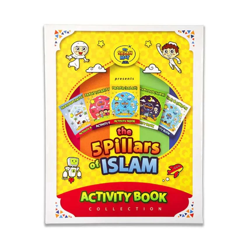 Bulk Soft Cover Instruction Manual Folding Custom Printed 5 Pillars Activity Booklet Collection 5 Activity Booklets for Kids