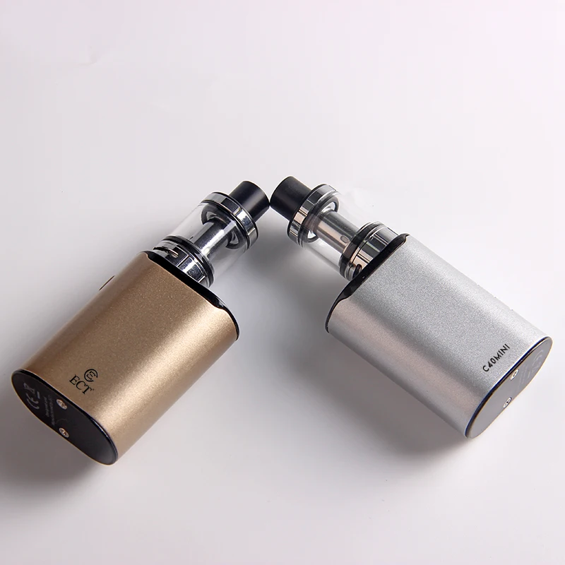 
C40 Mini Vape Pen Kit With 2.0ML Top Refilling Vape Cartridge Free 40W Vape mod Starter Kit 