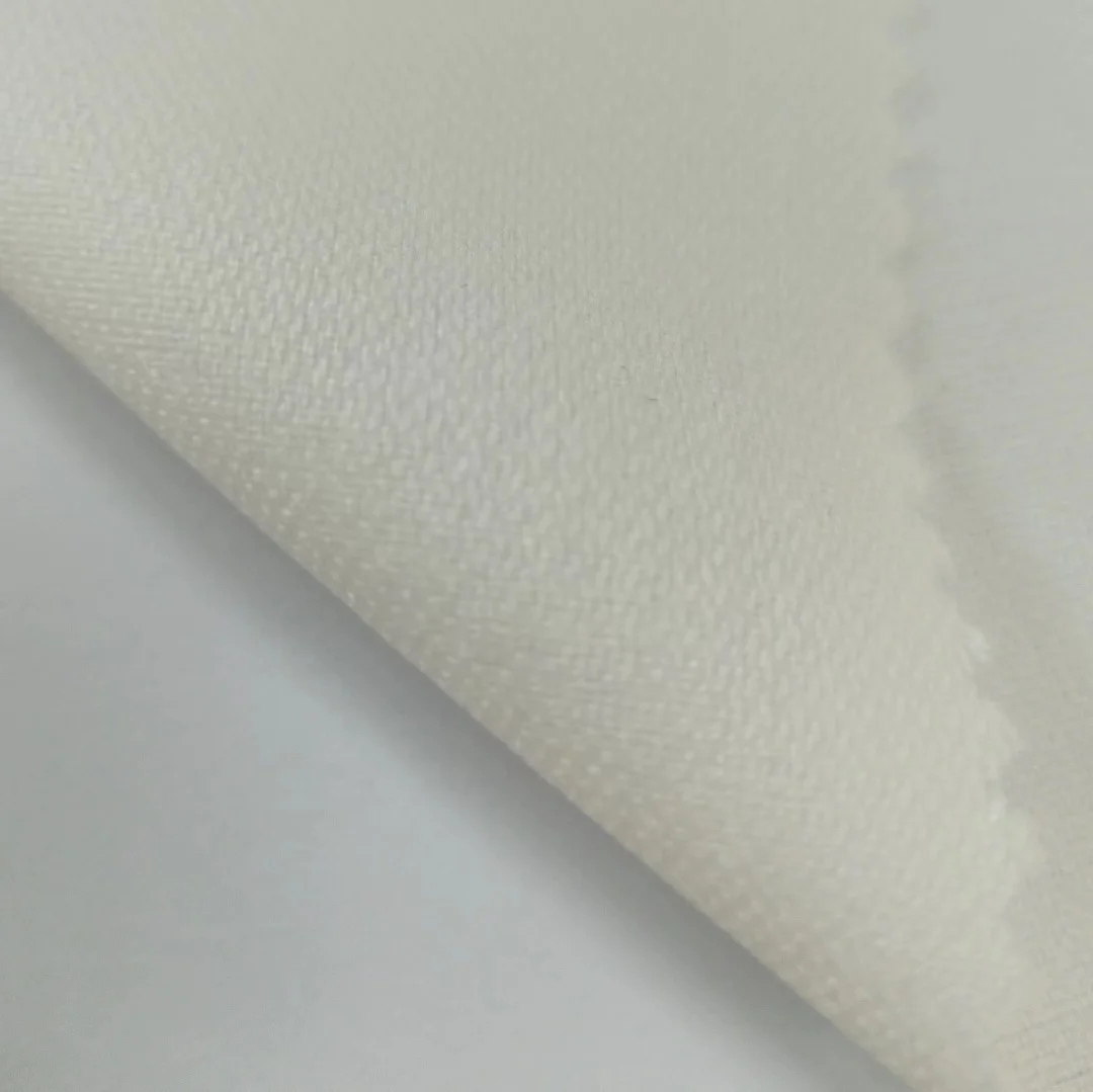 Twill White Fusing Woven Interlining Fabric for Garments and Clothing