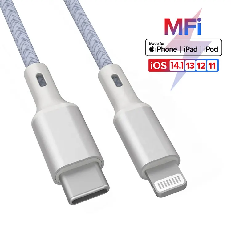 OEM Original C94 Chip PD 18W MFI Certified Lighting Charging Cable Data Cable For ipad iphone MacBook USB C To Lighting Cable