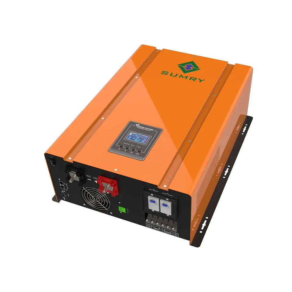 1KVA 3KVA 5KVA Гибридный солнечный инвертор 6kw 8kw 10kw 12kw 3-фазный выключенный преобразователь чистой синусоидальной энергии низкочастотный