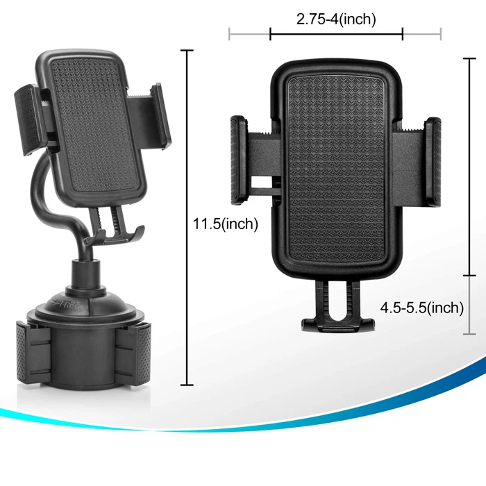 Cup Phone Holder for Car Universal Adjustable Gooseneck Cup Holder Cell Phone Mount