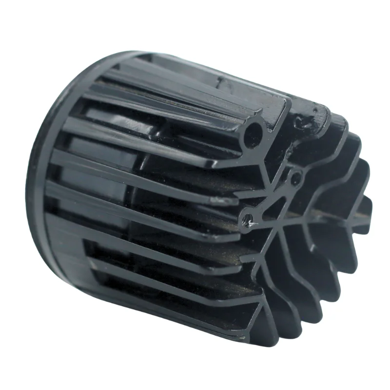 Custom Die Casting Services Aluminum ADC12 Black Anodized Aluminium Profil Radiator Precision Die Casting Parts Radiator Housing
