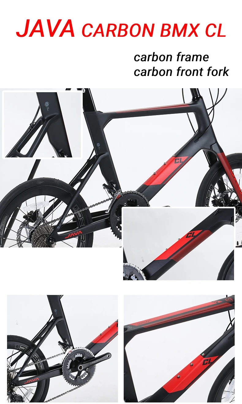 Оптовая продажа с фабрики JAVA взрослый карбоновый велосипед BMX для продажи трюков 22 дюйма из углеродного волокна