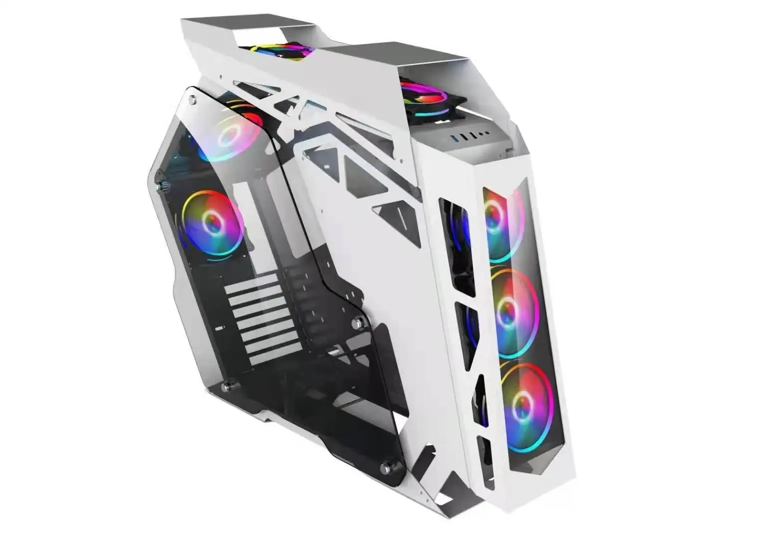  Закаленное стекло для бара E-sport Интернет-кафе с цветовой моделью RGB свет игровая компьютерный корпус блок питания ATX M-ATX игра
