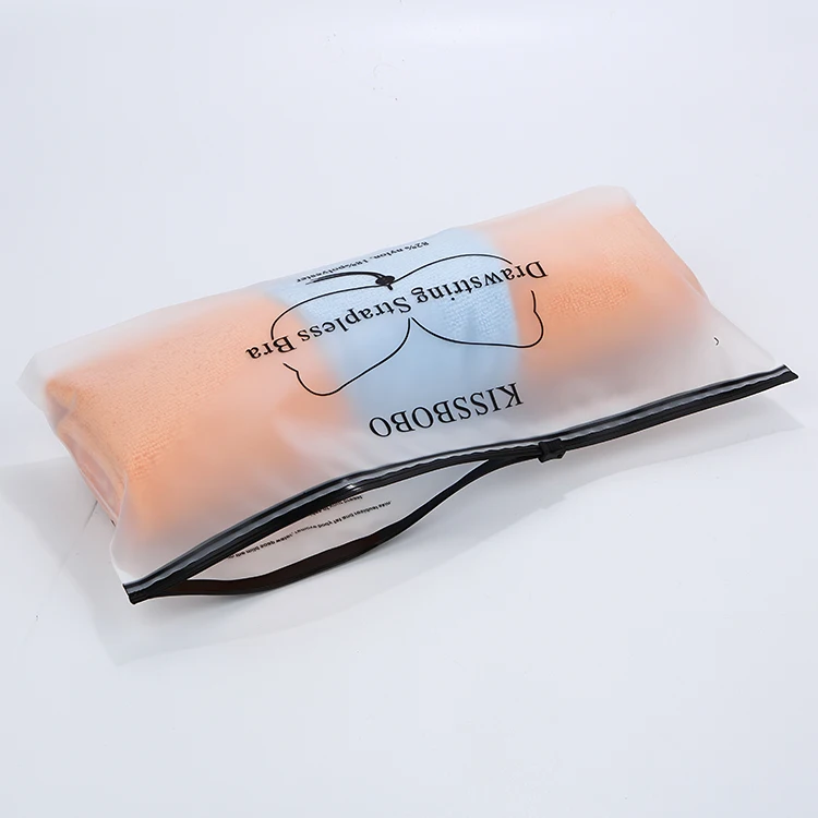 Изготовленный на заказ cpe/ПВХ/полипропиленовый мешок ziplock матовый пластиковый для одежды молнии
