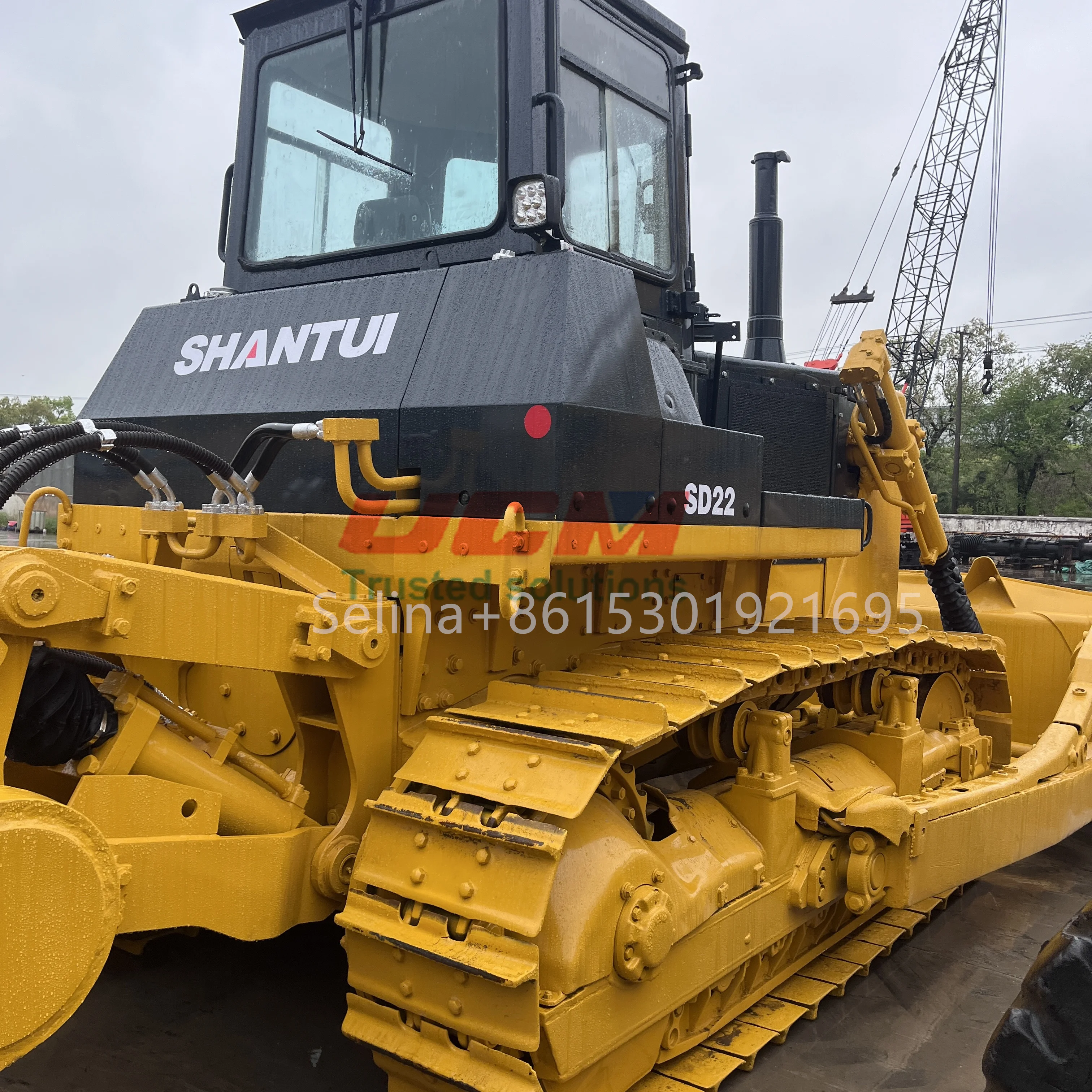 Used SHANTUI SD22 Crawler Bulldozer 220HP Dozer with Ripper Price Made in China SD23 for Sale