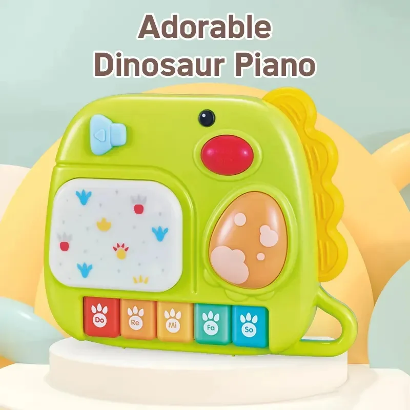 Baby Piano Toy dinosaur Keyboard Singing Musical Sounds Early Development Learning Educational Toys