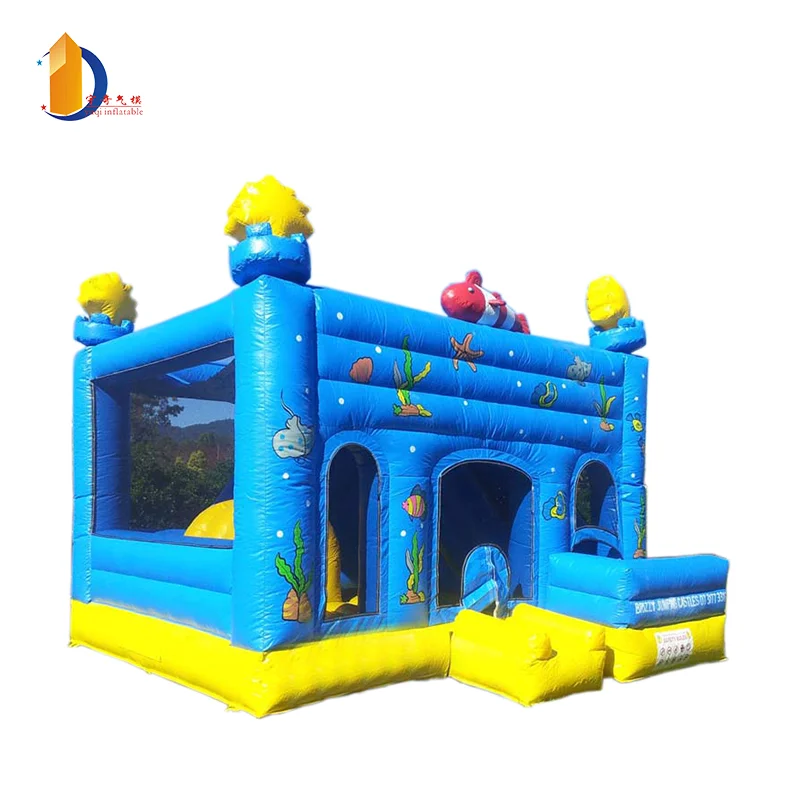 Hot Sale Inflatable Bounce House Under The Sea Jumping Castle Inflatable Combo Slides