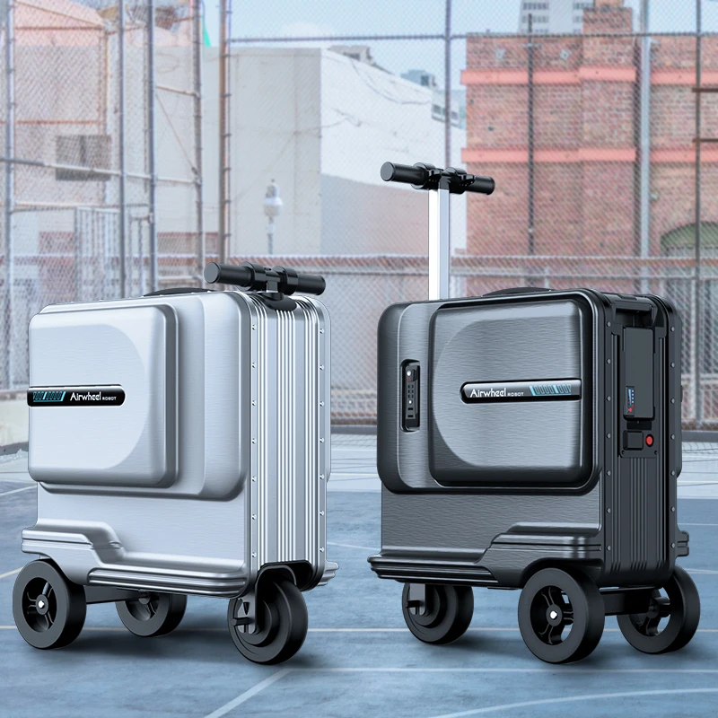 Airwheel Tricycle Adult Electrical Mobility Scooter For Disabled People Folding With A Compact Suitcase Lithium Battery