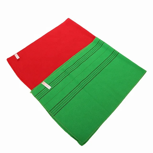 Back Scrubber for Shower Nylon Bath Towel Shower Back Washer Exfoliating Washcloth