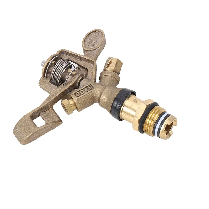 2022 High pressure garden irrigation sprinklers brass impact nozzle metal water sprinkler oscillating sprinklers