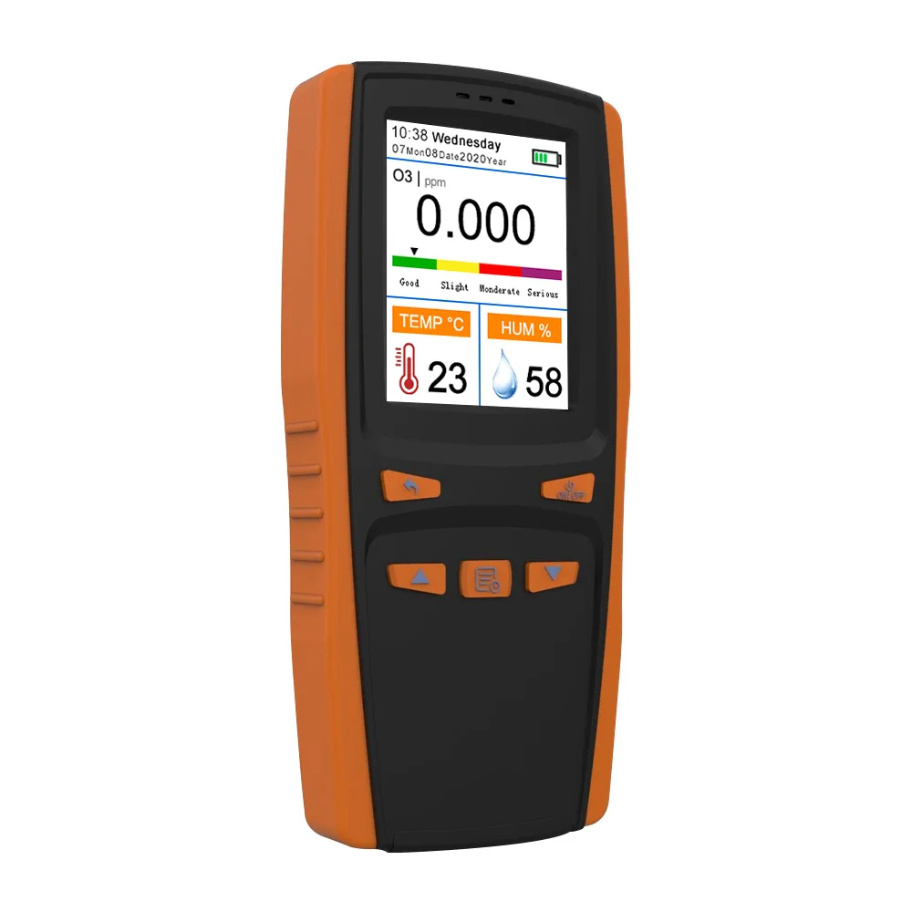 portable Ozone O3 radon meter lpg gas analyzer oxygen medidor de CO2 PM2.5 sensor measurement Spain Germany France