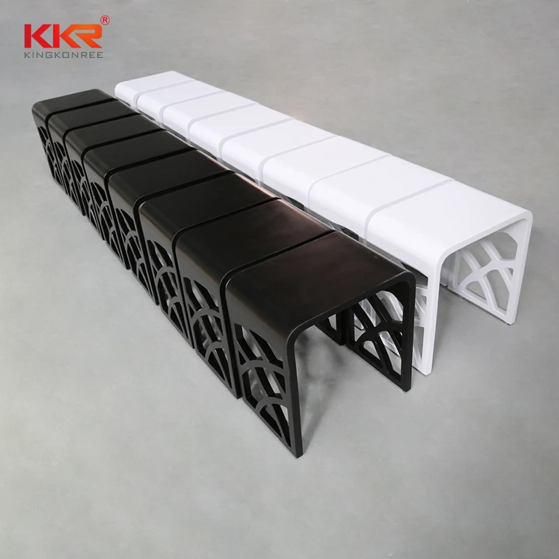 artificial stone shower chair, bathroom shower bench, acrylic solid surface shower stool