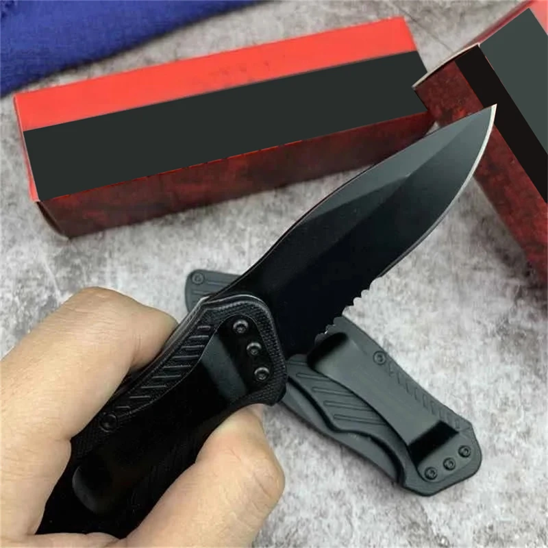 Clash 1605 Nylon wave fibre Handle Pocket Knife Camping EDC Hunting Tactical Folding Knives